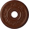 Ekena Millwork Genevieve Medallion (Canopies up to 3 1/2"), 16 1/8"OD x 3 1/2"ID x 7/8"P, Burnished Mahogany CM16GNBMC - alternate 1